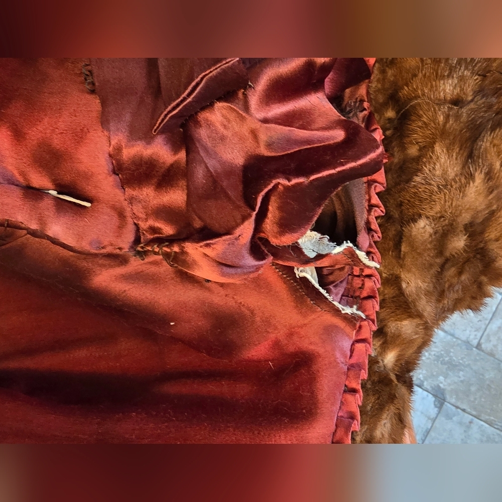 Vintage Mink Cape / Shawl In Rich Brown - Picture 9 of 10